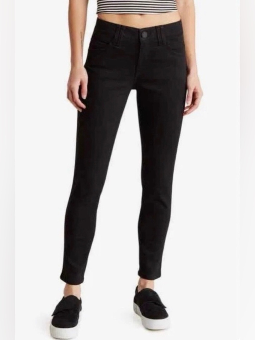 Kut‎ from the Kloth Katy Boyfriend Black Jeans size 10